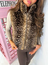 Bambi Faux Fur Zip-Up Gilet