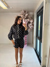 POLKADOT ZIP SHORT SET