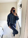 DENIM BOMBER JACKET
