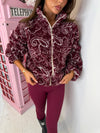 Paisley Fleece Jacket