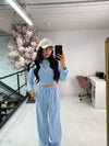 JAIME COLLAR LOUNGEWEAR SET