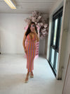 RUBY ZIGZAG MIDI DRESS
