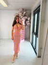 RUBY ZIGZAG MIDI DRESS