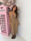 MIA HALTERNECK TIE JUMPSUIT