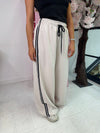 SIDE STRIPE WIDE LEG PANTS