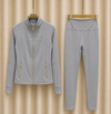 Premium Gold Zip Activewear Set