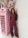 The Sculpted Button Lounge Set