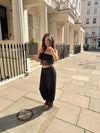 Lace Trim Bandeau Top & Harem Trouser 2 Piece Set