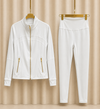 Premium Gold Zip Activewear Set