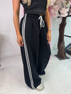 SIDE STRIPE WIDE LEG PANTS