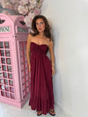 Plain Bandeau Maxi Dress