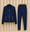 Premium Gold Zip Activewear Set