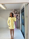 CINCHED BLAZER DRESS
