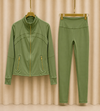 Premium Gold Zip Activewear Set