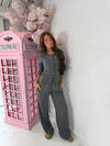 The Sculpted Button Lounge Set