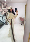 STRIPE HOODIE ELASTICATED LOUNGEWEAR SET