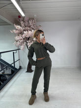 Corset jogger set - khaki