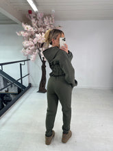 Corset jogger set - khaki