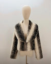 Bambi Luxe Cropped Faux Fur Coat