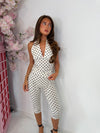 DOTTIE CAPRI PANTS SET