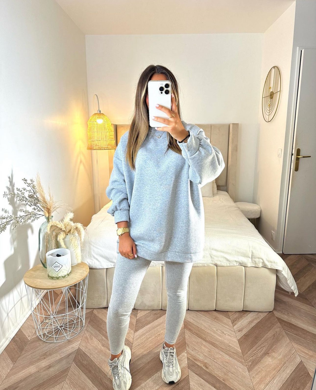 Jumper & legging set - grey