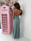 Santorini ZigZag Maxi Dress