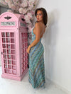 Santorini ZigZag Maxi Dress