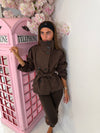 High Neck Autumn Trench Coat