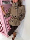 High Neck Autumn Trench Coat