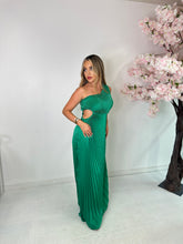 Maya Pleated Dress - Green