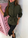 High Neck Autumn Trench Coat