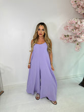Plain Jumpsuit - lilac