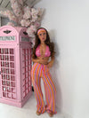 Daisy Zigzag Trousers In Pink