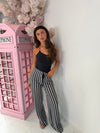 Daisy Zigzag Trousers In Black