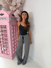 Daisy Zigzag Trousers In Black