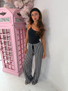 Daisy Zigzag Trousers In Black