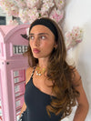 Plain Headband In Black