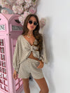 Dolce Stripe Short Set