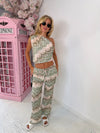 Ocean Mist Wave Co-ord /Khaki