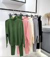 ROLL NECK RIBBED LOUNGEWEAR SET