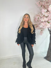 Tassel Cardigan - Black