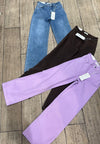 VIRAL PASTEL WIDE LEG STRETCHY JEANS