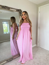 TUBE MAXI DRESS - BABY PINK