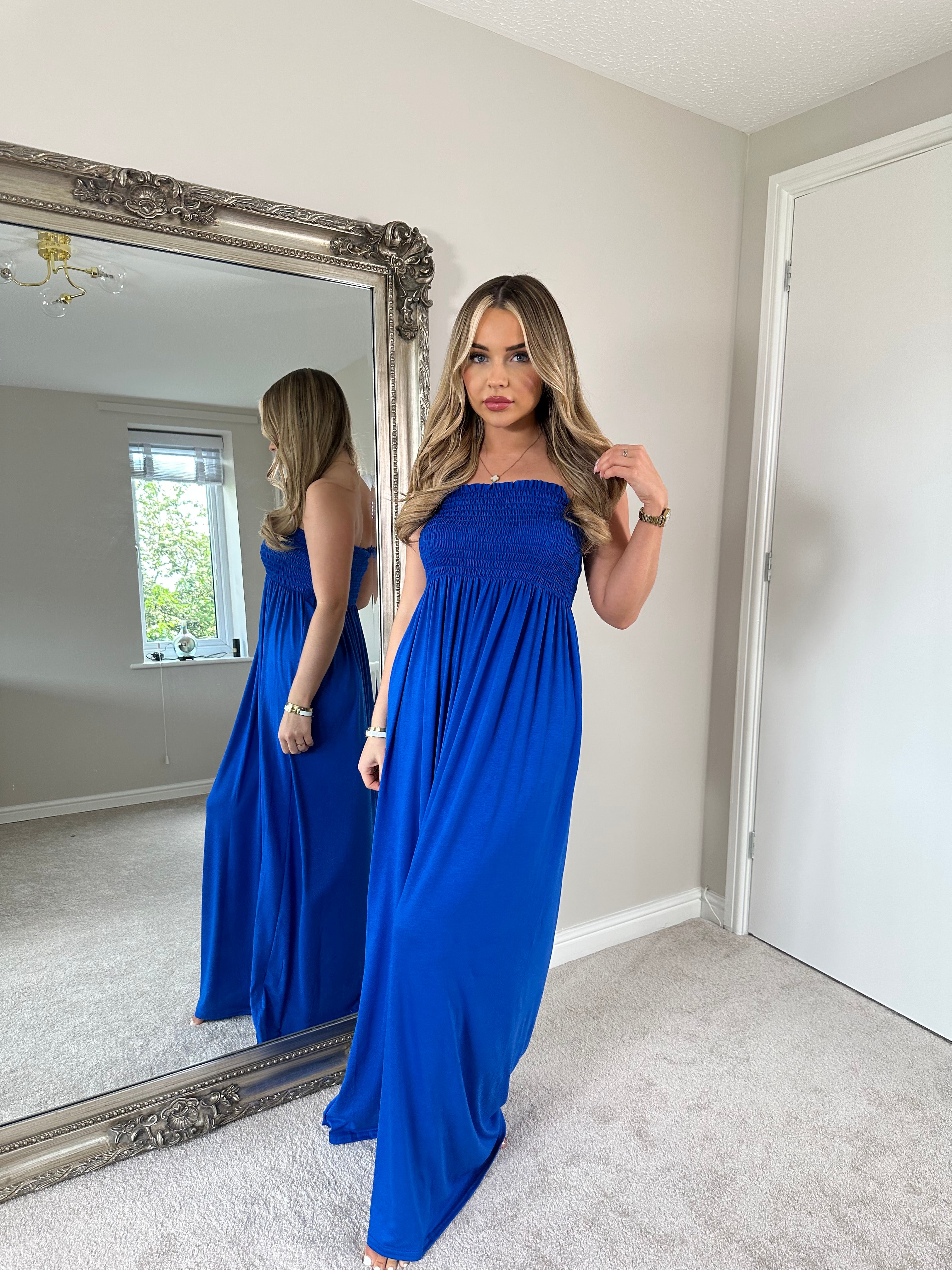 Strapless tube maxi dress Clearance