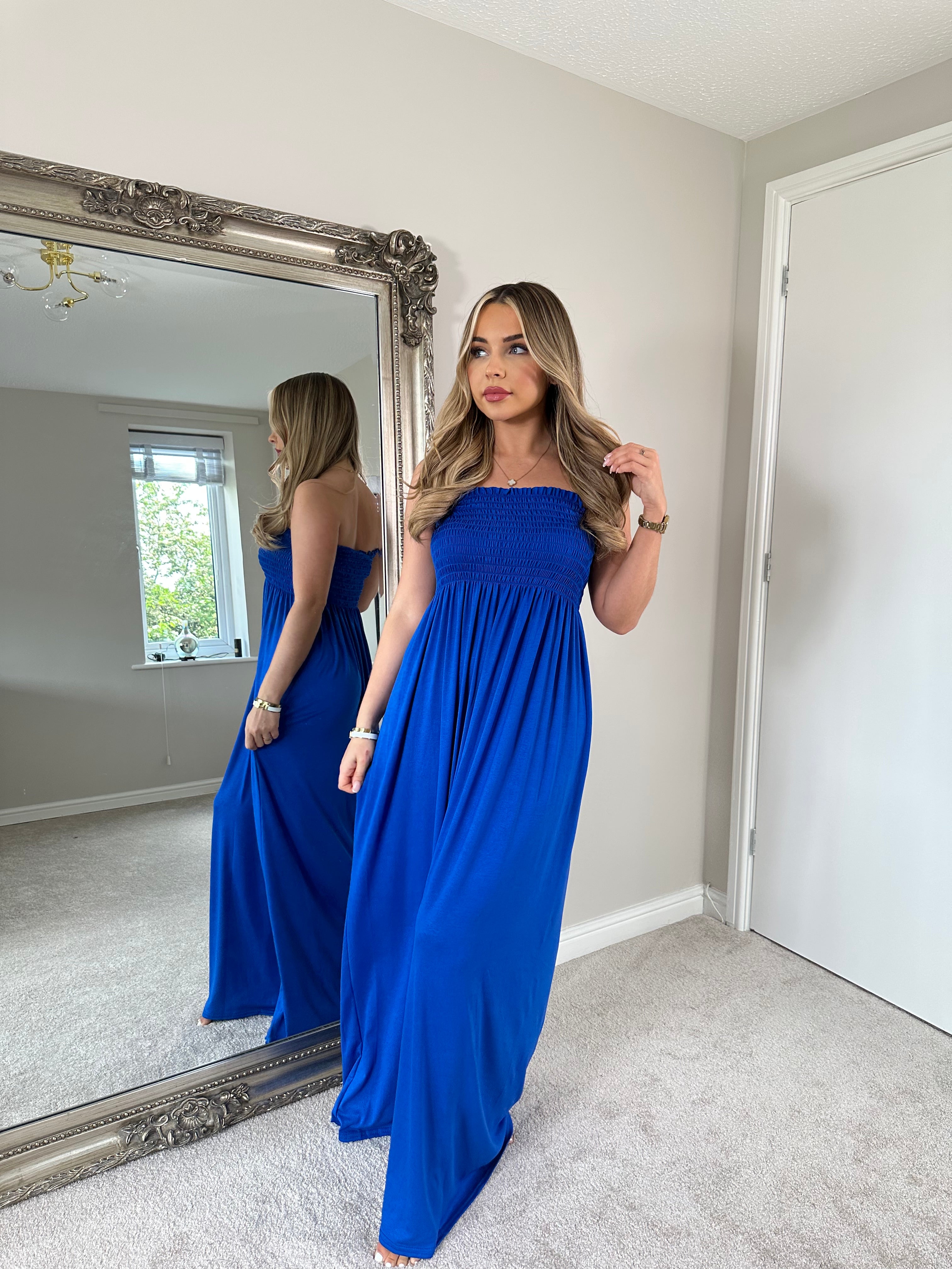 TUBE MAXI DRESS - ROYAL BLUE