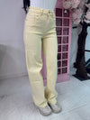 VIRAL PASTEL WIDE LEG STRETCHY JEANS