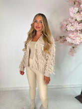 Tassel Cardigan - Beige