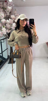 JAIME COLLAR LOUNGEWEAR SET