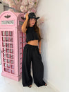 Halterneck Bubble Wide Leg Co-Ord