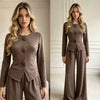 The Sculpted Button Lounge Set